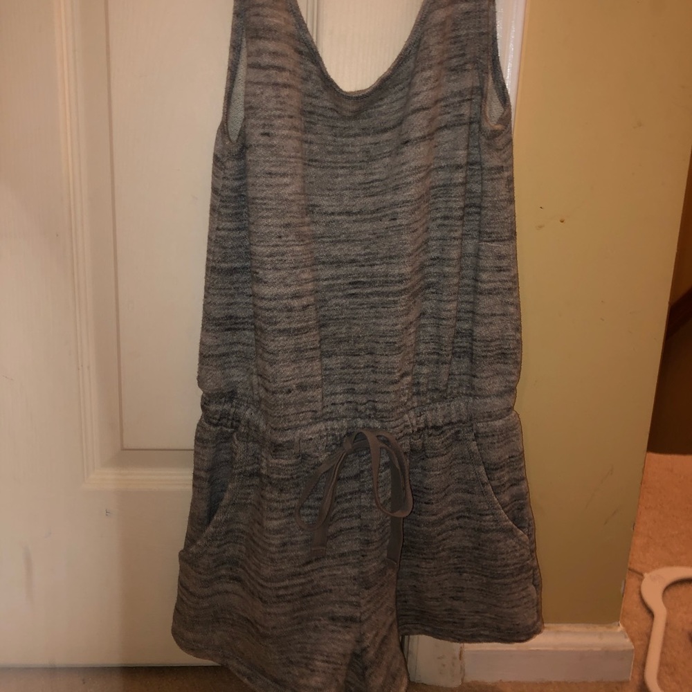 Gray romper